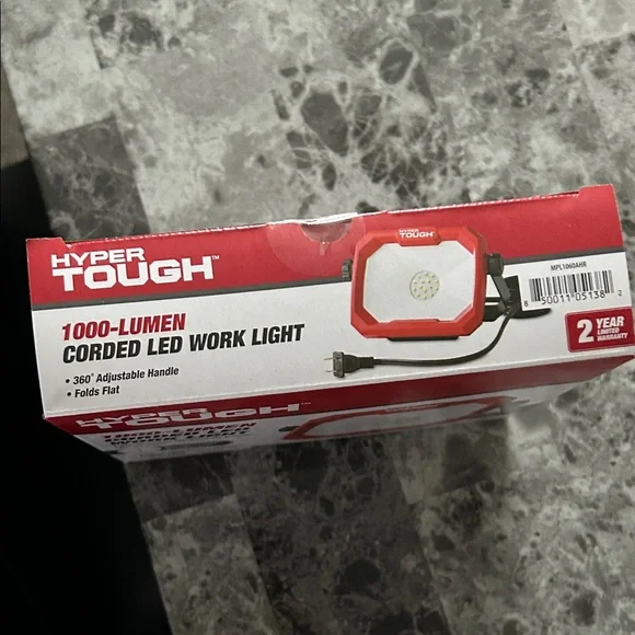 Brand new - Hyper Tough Red Corded LED Work Light - Picture 3 of 5